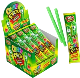 МРМ КРЕЙЗИ СТИК кислый мармелад АРБУЗ 20гр 12/24