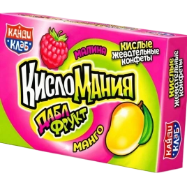 ЖК КИСЛОМАНИЯ ДАБЛФРУКТ 14гр 12/30 малина и манго