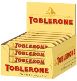 ШБ ТОБЛЕРОН Молочный шоколад 35гр 1/24 МИНИ