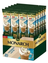 КОФЕ MONARCH стик Коконат Латте 10/20 16гр Кокос