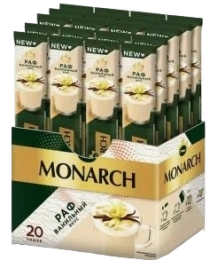 КОФЕ MONARCH 3В1 РАФ ванилла 10/20 15гр