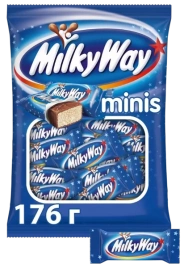 ШБ Минис ПАКЕТ Милки Вей 176гр 1/9 (примерно 144 штук)