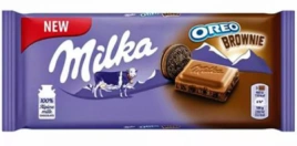ПЛИТКА Милка Орео БРАУНИ 100гр 1/22