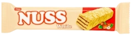 ШБ НУСС ВАФЕР вафли в белом шоколаде 28гр 12/24