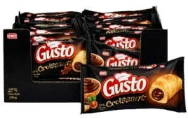 ПЧН ГУСТО КРУАССАН с шоколадно-ореховым кремом 40гр 4/24