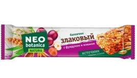 ШБ злаковый Нео-Ботаника НАТУРА с фунд и изюмом 29гр. 1/16