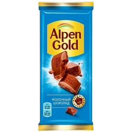 ПЛИТКА АльпГолд 80гр. МОЛОЧНЫЙ 1/21