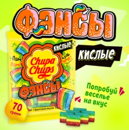 МРМ чупс Кислые ФАНСЫ 70гр 1/30