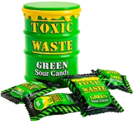 ЛЕДЕНЦЫ ТОКСИК зеленая бочка 42гр 12/12