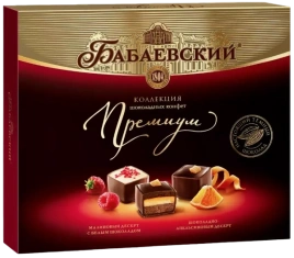 НШК БАБАЕВСКИЕ Премиум коллекция малина,апельсин 105гр 1/10