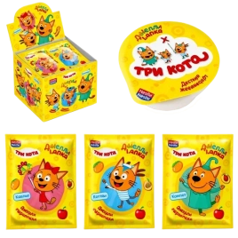 ЖИДКОНФ желейный Лапка ТРИ КОТА 25гр 12/20 ТАТУ ТАТУ