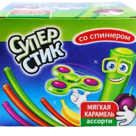 ЛЕД МЯГК КАРАМЕЛЬ СУПЕР СТИК со спиннером 5гр 12/30