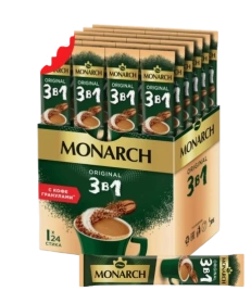 КОФЕ MONARCH 3В1 оригинал 10/24 15гр