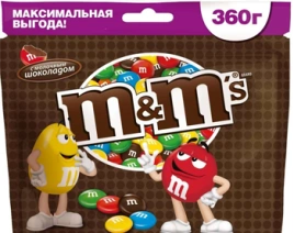 ШБ МэндМс 360гр ШОКОЛАД 1/14