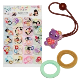 ЛЕТО ДЛЯ ДЕВОЧЕК резинки для волос 1/20