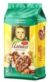 ПЧН АЛЕНКА сдобное ФУНДУК ОРЕХ КАКАО НАЧИНКА 200гр 1/12