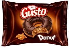 ПЧН ГУСТО ДОНАТ КАРАМЕЛЬ пончик 35гр 6/24