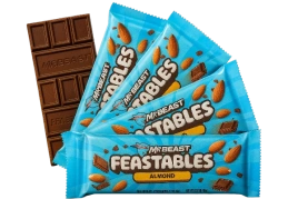 ПЛИТКА Мистер БИСТ алмонд 60гр 18/10 фитсблс миндаль