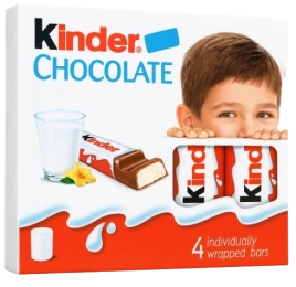 КИНДЕР Шоколад с мол.нач. Т4, 50гр. 8/20
