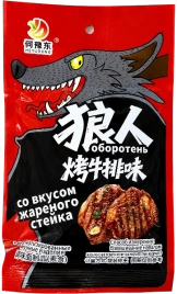 СНЭК мучные со вкусом Жареного Стейка ОБОРОТЕНЬ 21гр 糖 14/30