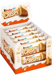 КИНДЕР вафель КРИСПИ шоколадно ореховый 34гр 1/14