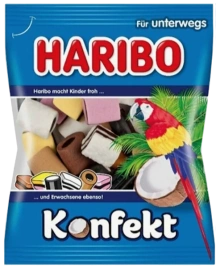 МРМ Haribo Konfekt с лакрицей и какао, 100 г, шт 1/24