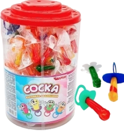 ЛЕД карамель Чакмак СОСКА 8гр 6/100