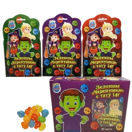 ЛЕД Черепушки с тату 14 гр. 12/30