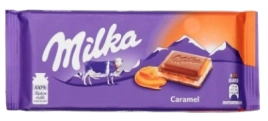 ПЛИТКА Милка Карамель 100гр 1/20