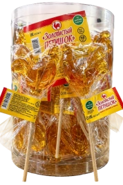 ЛЕД ЗОЛОТИСТЫЙ ПЕТУШОК №9 13гр банка 6/50 банка пластик