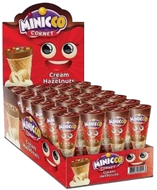 ПЧН МИНИКО РОЖОК ореховый крем 25гр 6/24