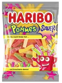 МРМ Haribo Saure Pommes - картошка фри, 100 г, шт 1/24