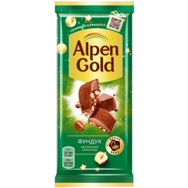 ПЛИТКА АльпГолд 80гр. ФУНДУК 1/21