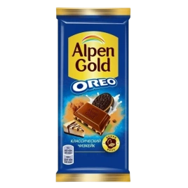 ПЛИТКА АльпГолд 85гр. ОРЕО ЧИЗКЕЙК 1/19
