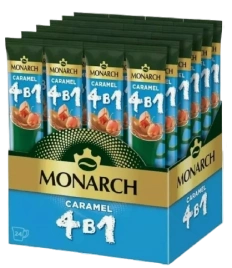 КОФЕ MONARCH 4В1 Карамель 10/24 13,5гр