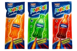 ЛЕД Лучистик, карам. на неон. пал. 10гр. 12/30 (ГАЗИРОВКА)