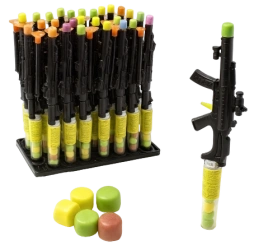 ДРЖ С ИГРУШКОЙ ПИСТОЛЕТ сахарное 2гр 12/30