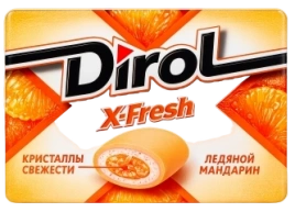 ЖР Дирол ИКСФРЕШ 16гр 8/12 мандарин