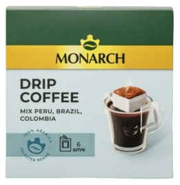 КОФЕ MONARCH ДРИП 1/6 66гр АССОРТИ