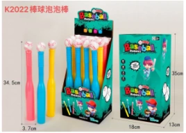 ЛЕТО Мыльные пузыри БЕЙСБОЛ 889-19 34,5см 1/12