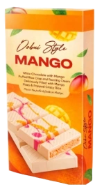 ПЛИТКА ДУБАЙ СТАЙЛ МАНГО белый шоклад с возд рисом 200гр 1/12