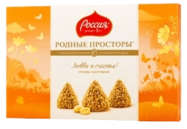 НШК РОДНЫЕ ПРОСТОРЫ арахис 180гр 1/10 желтый