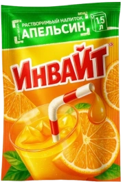 СОК Раств. нап. ИНВАЙТ Апельсин 12ГР 6/24