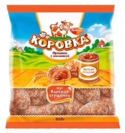 ПЧН КОРОВКА ПРЯНИКИ вареная сгущенка 300гр 1/6