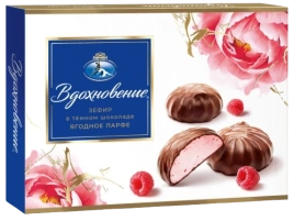 НШК зефир в темном ВДОХНОВЕНИЕ ягодное парфе 230гр 1/6