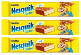 ШБ НЕСКВИК 26,7гр Молочный 12/30 гофрет вафля
