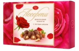 НШК АССОРТИ ЛЮСИ Розы с лес орехом 154гр 1/10 МКШ