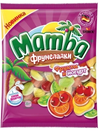 МРМ мамба ФРУКТЫ и ЙОГУРТ 72гр 1/24