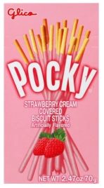 ПЧН ПОККИ соломка КЛУБНИКА 45гр 12/10 СТАНДАРТ КЛАССИКА