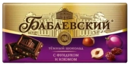 ПЛИТКА Бабаевский ФУНДУК и ИЗЮМ 90гр 4/16